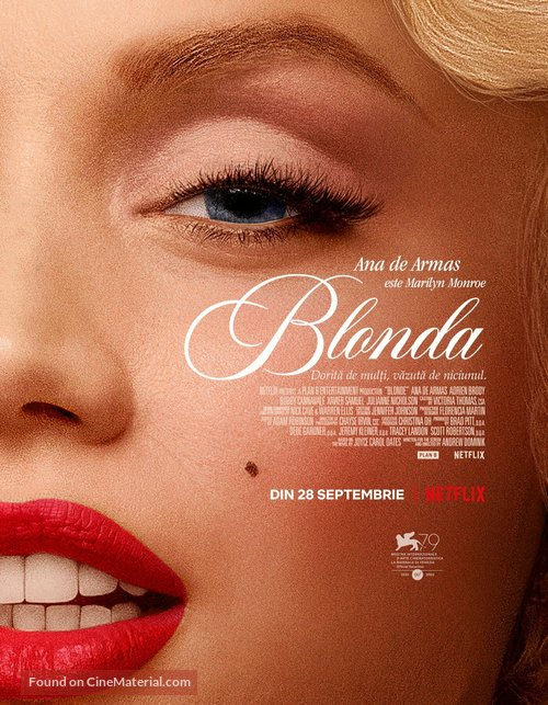 Blonde - Romanian Movie Poster