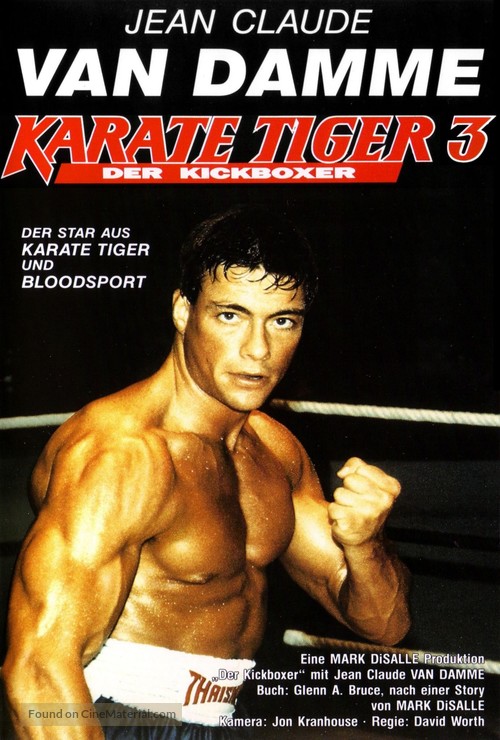 Kickboxer - German Movie Poster