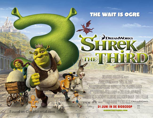 Shrek the Third - Dutch Movie Poster