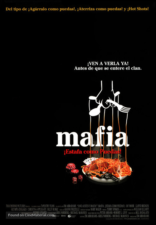Jane Austen&#039;s Mafia! - Spanish Movie Poster