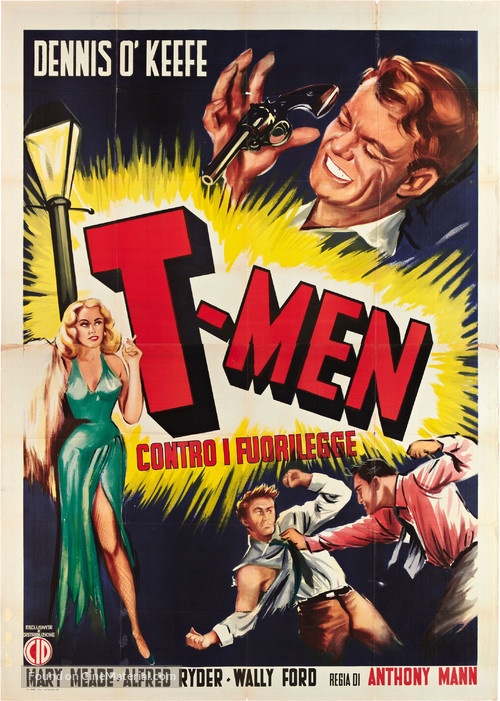 T-Men - Italian Movie Poster