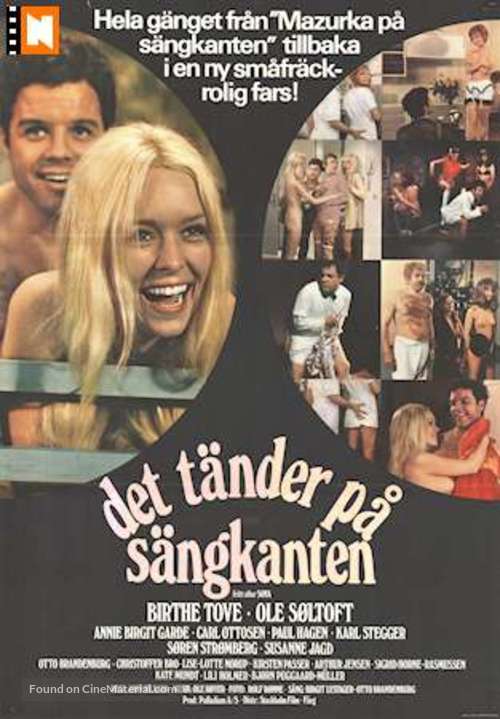 Tandl&aelig;ge p&aring; sengekanten - Swedish Movie Poster