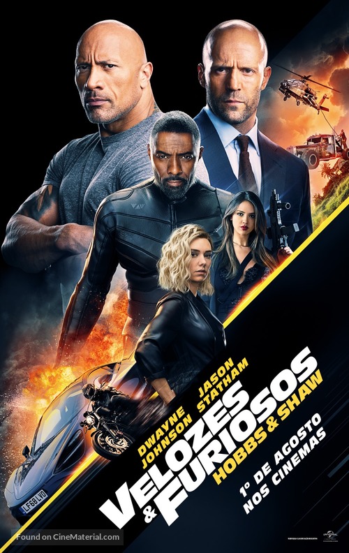 Fast &amp; Furious Presents: Hobbs &amp; Shaw - Brazilian Movie Poster