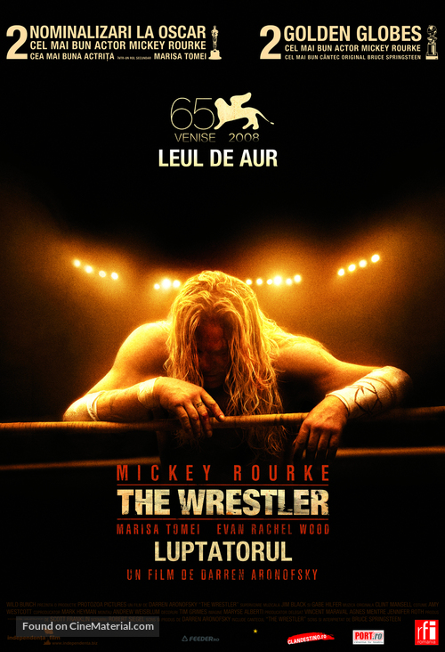 The Wrestler - Romanian Movie Poster