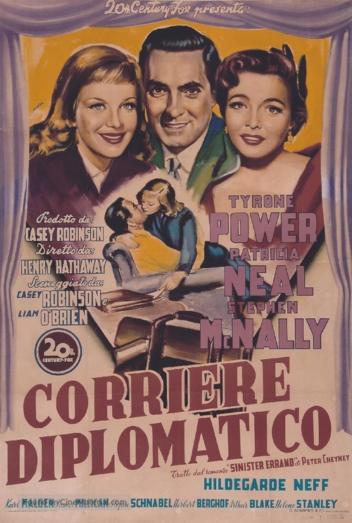 Diplomatic Courier - Italian Movie Poster