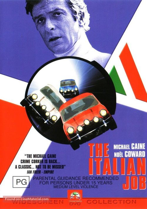 The Italian Job - Australian Movie Cover