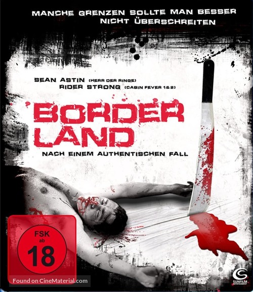 Borderland - German Blu-Ray movie cover