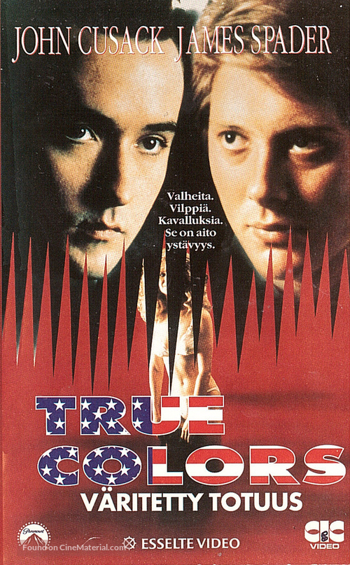 True Colors - Finnish VHS movie cover
