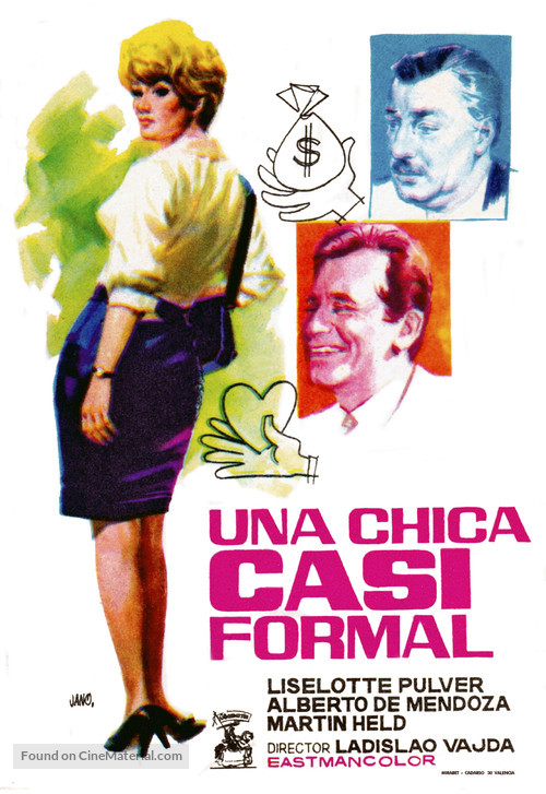 Una chica casi formal - Spanish Movie Poster