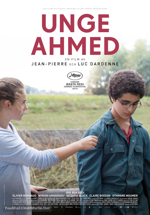 Le jeune Ahmed - Swedish Movie Poster