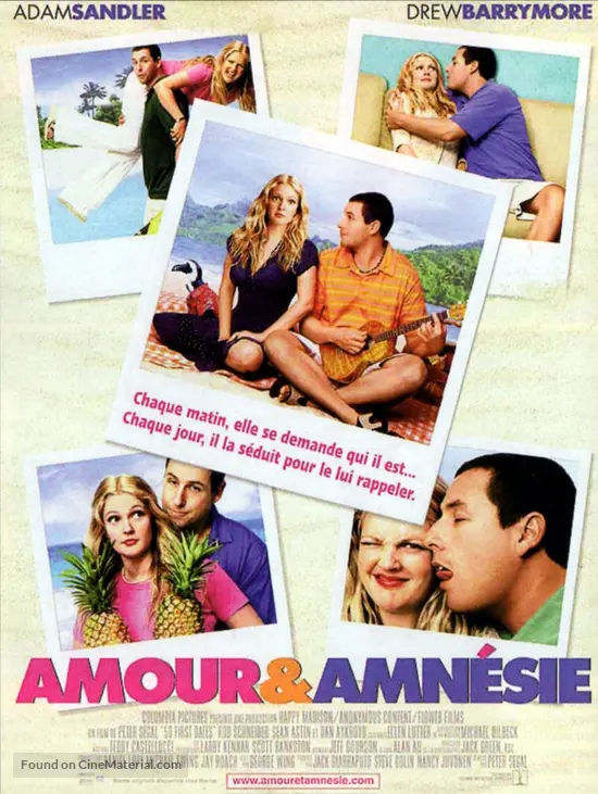 50 First Dates - French Movie Poster