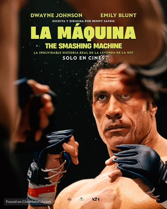 The Smashing Machine - Argentinian Movie Poster