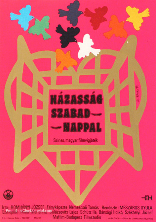 H&aacute;zass&aacute;g szabadnappal - Hungarian Movie Poster
