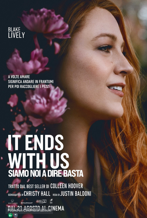 It Ends with Us - Italian Movie Poster