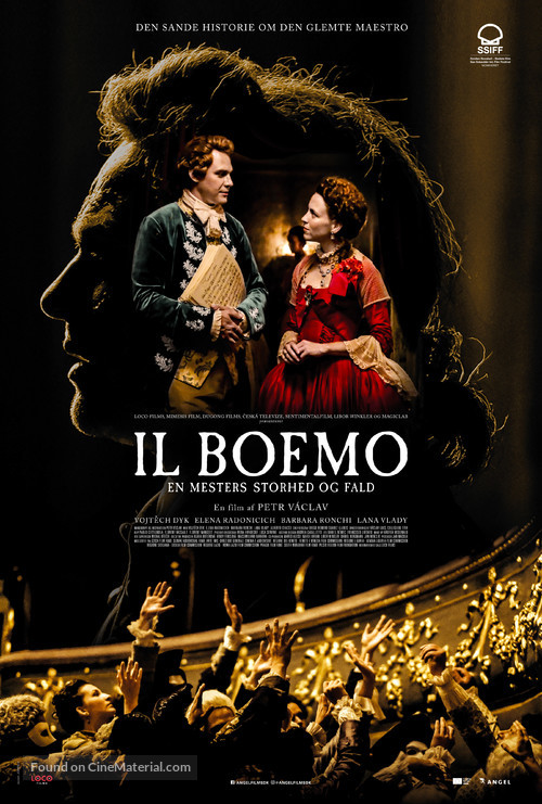 Il Boemo - Danish Movie Poster