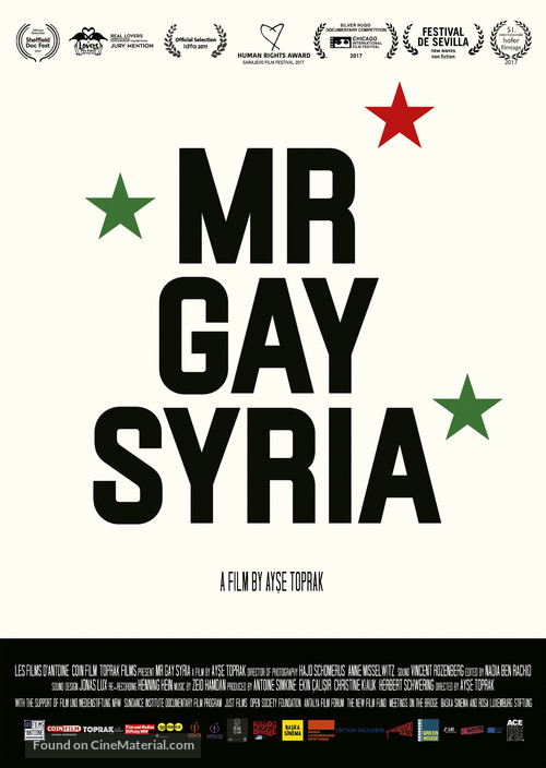 Mr Gay Syria - German Movie Poster