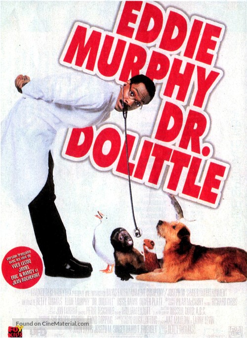 Doctor Dolittle - French Movie Poster