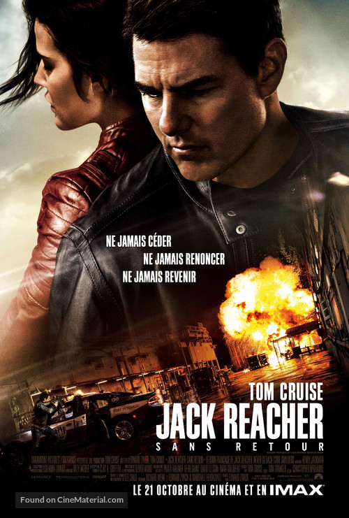 Jack Reacher: Never Go Back - Canadian Movie Poster