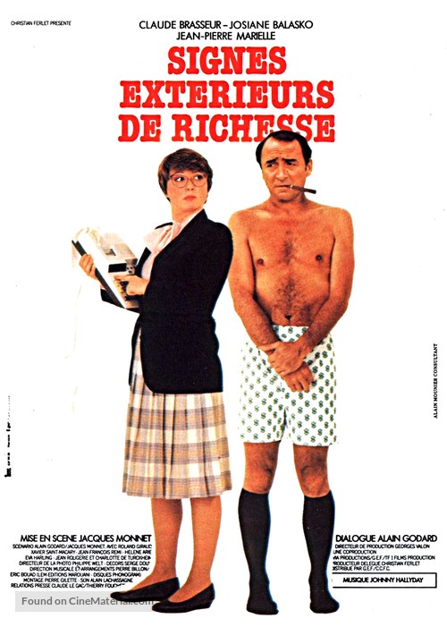 Signes ext&eacute;rieurs de richesse - French Movie Poster