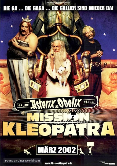 Ast&eacute;rix &amp; Ob&eacute;lix: Mission Cl&eacute;op&acirc;tre - German Movie Poster