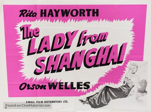 The Lady from Shanghai - British Movie Poster