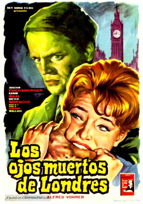 Die toten Augen von London - Spanish Movie Poster