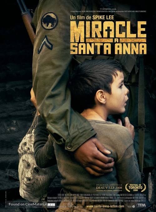 Miracle at St. Anna - French Movie Poster