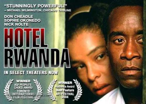 Hotel Rwanda - British Movie Poster
