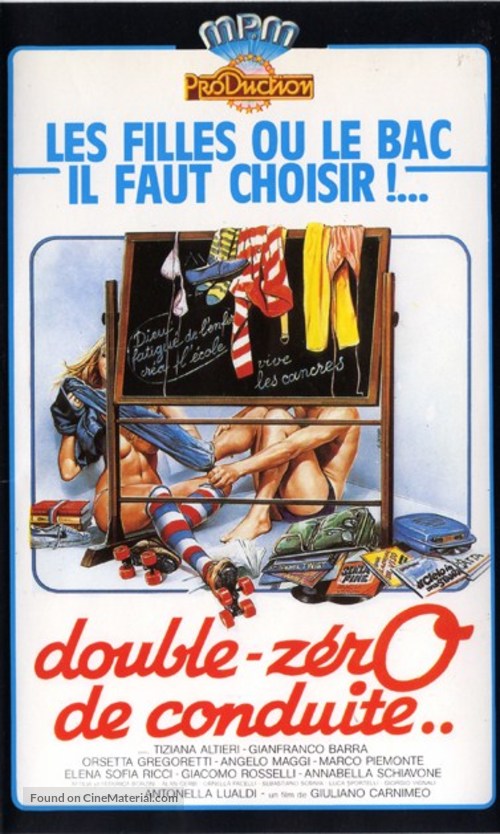 Zero in condotta - French VHS movie cover