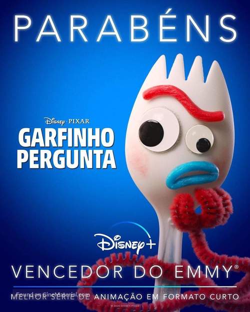 &quot;Forky Asks a Question&quot; - Brazilian Movie Poster