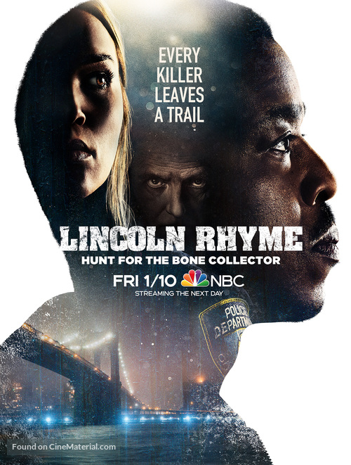 &quot;Lincoln Rhyme: Hunt for the Bone Collector&quot; - Movie Poster