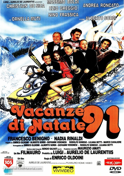 Film Di Natale.Vacanze Di Natale 91 1991 Italian Movie Cover