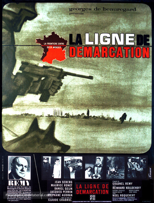 La ligne de d&eacute;marcation - French Movie Poster