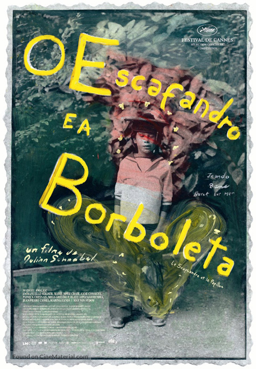Le scaphandre et le papillon - Brazilian Movie Poster