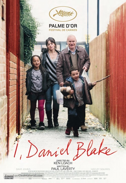 I, Daniel Blake - Canadian Movie Poster