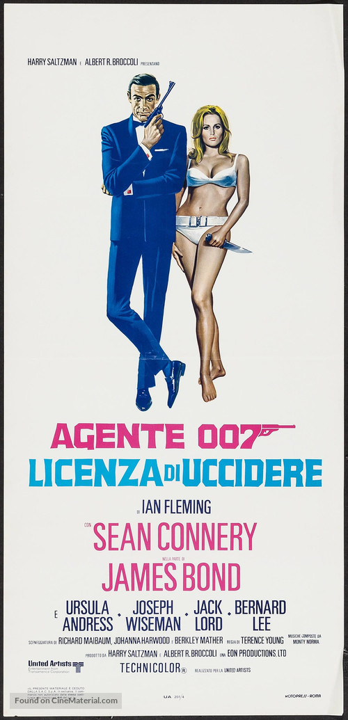 Dr. No - Italian Movie Poster