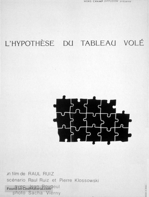 L&#039;hypoth&egrave;se du tableau vol&eacute; - French Movie Poster