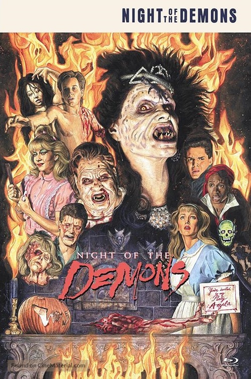 Night of the Demons - German Blu-Ray movie cover