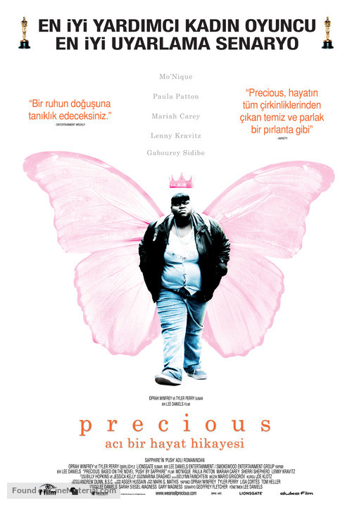 Precious: Based on the Novel Push by Sapphire - Turkish Movie Poster