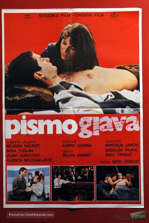 Pismo - Glava - Yugoslav Movie Poster