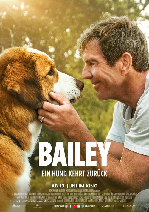 A Dog&#039;s Journey - German Movie Poster