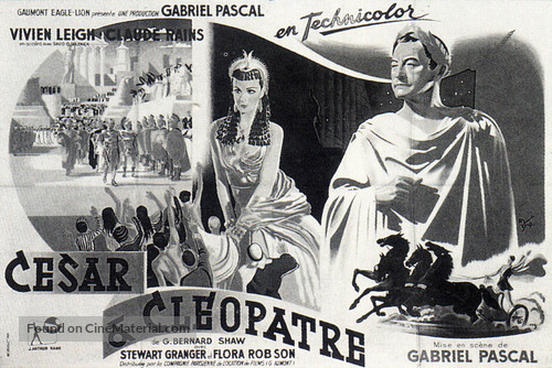 Caesar and Cleopatra - French poster