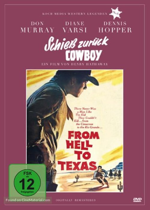 From Hell to Texas - German DVD movie cover