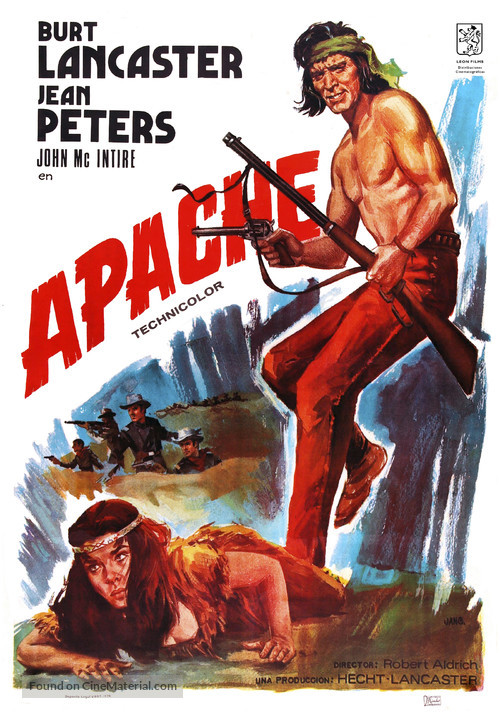 Apache - Spanish Movie Poster