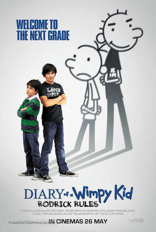 Diary of a Wimpy Kid 2: Rodrick Rules - Malaysian Movie Poster