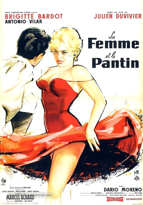 La femme et le pantin - French Movie Poster