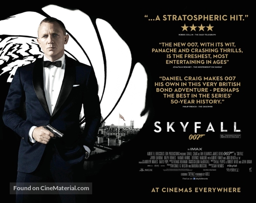 Skyfall (2012) British movie poster