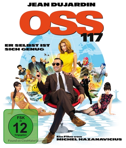 OSS 117: Rio ne repond plus - German Blu-Ray movie cover