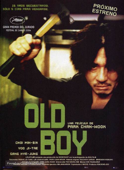 Oldboy - Spanish Movie Poster