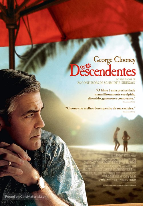 The Descendants - Portuguese Movie Poster